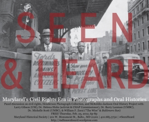 Seen & Heard panel discussion flyer